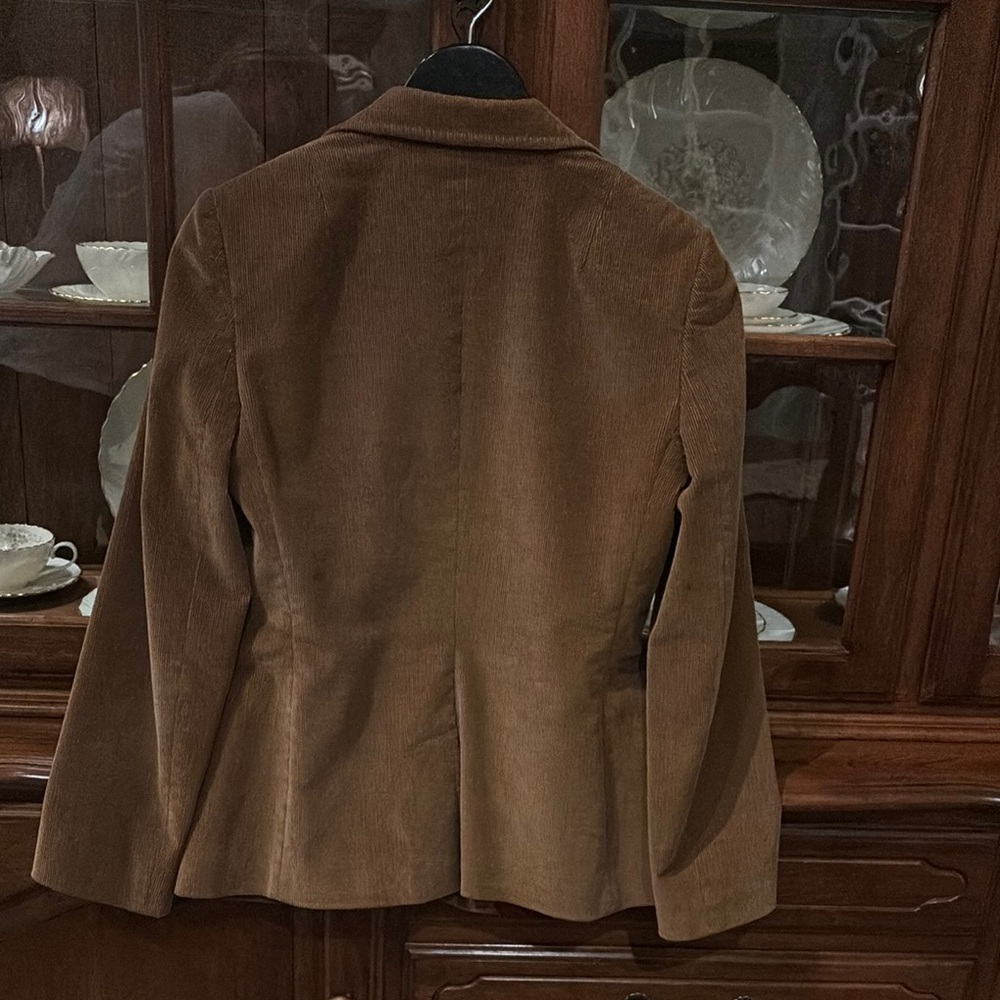 Dolce & Gabbana Brown Blazer with Red Lining - Picture 2 of 16